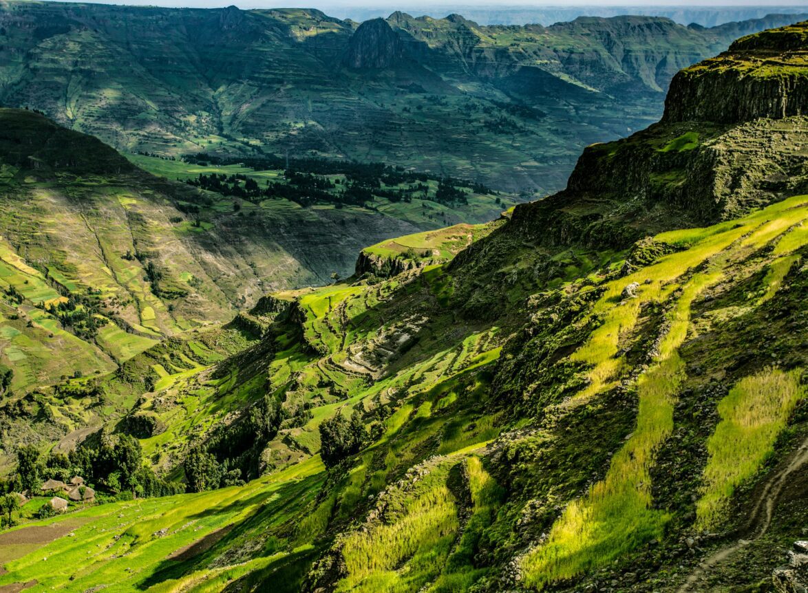 Bild över etiopiska berg