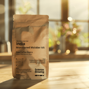 Raw coffee Monsooned Malabar